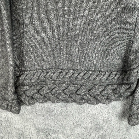 Banana Republic Lambs Wool Open Front Cardigan Sweater Gray Women’s,Size S - Picture 9 of 13